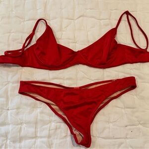 Red Women's Bikini Set